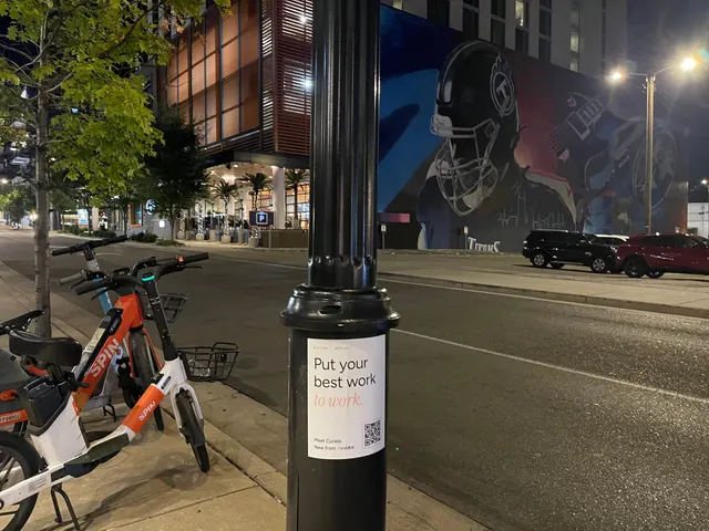 Avvoka pole snipe on the Broadway corridor in Nashville by Beyond Street Media (photo 30 of 190).