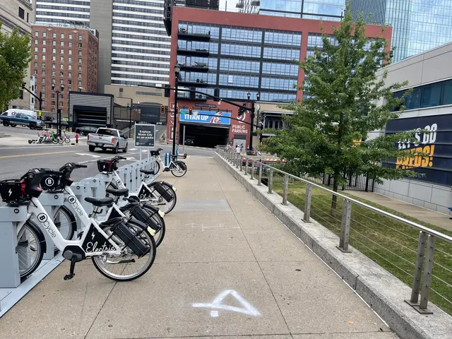 Avvoka sidewalk stencil and floor graphic in downtown Nashville by Beyond Street Media (photo 12 of 19).
