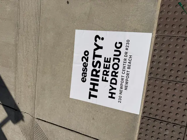 ease2o pop-up pole sticker on lamp post in Newport Beach, CA by Beyond Street Media (photo 57 of 61).