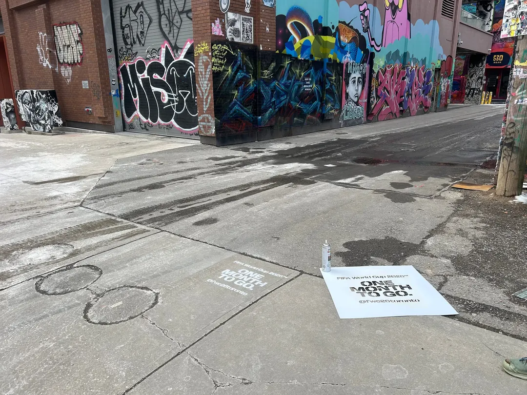 FIFA World Cup 2026 wheatpaste poster campaign in Toronto, ON by Beyond Street Media (photo 9 of 17).