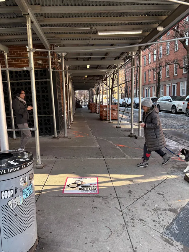 Huda Beauty sidewalk decal in New York City by Beyond Street Media (photo 10 of 35).