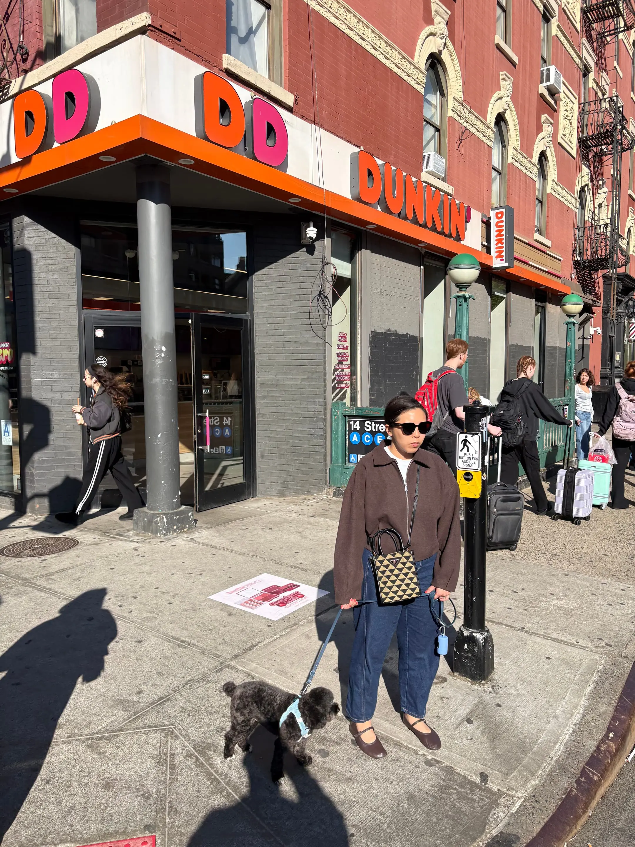 Huda Beauty sidewalk decal in New York City, New York City by Beyond Street Media