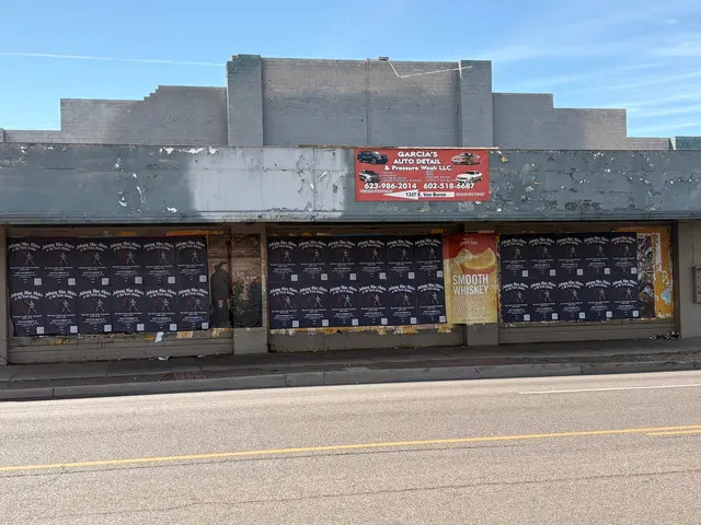 Johnny Blue Skies wheatpaste show poster in downtown Phoenix by Beyond Street Media (photo 12 of 31).