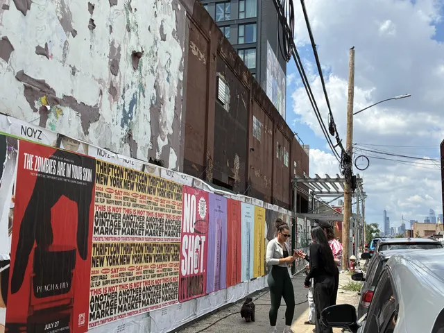Momentm wheatpaste, stencil and takeaway poster campaign across SoHo, the Lower East Side and Williamsburg by Beyond Street Media