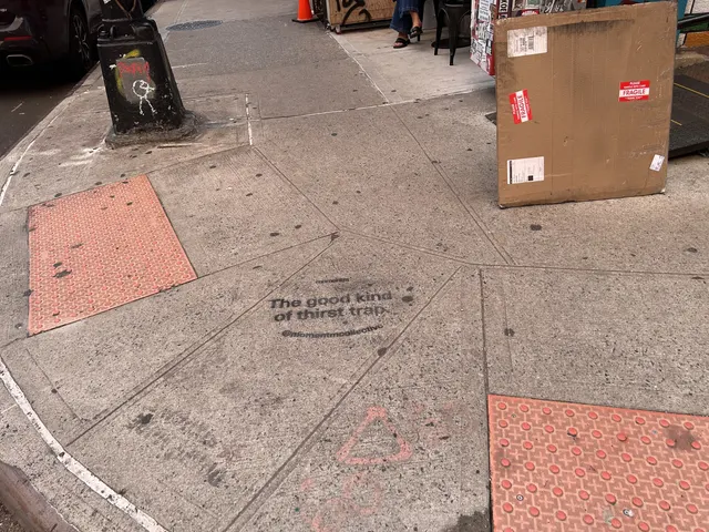 Momentm wheatpaste, stencil and takeaway poster campaign across SoHo, the Lower East Side and Williamsburg by Beyond Street Media