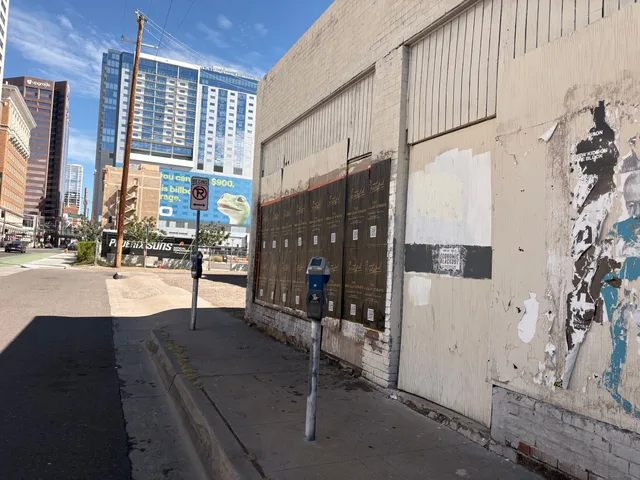 Red Clay Strays wheatpaste show poster in downtown Phoenix by Beyond Street Media (photo 22 of 24).