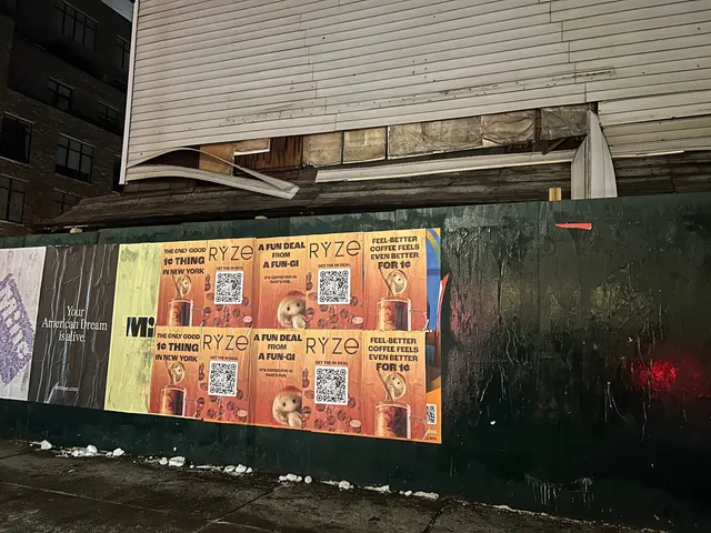 RYZE mushroom coffee wheatpaste poster campaign in New York City by Beyond Street Media (photo 24 of 54).