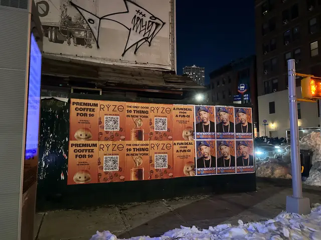 RYZE mushroom coffee wheatpaste poster campaign in New York City by Beyond Street Media (photo 25 of 54).