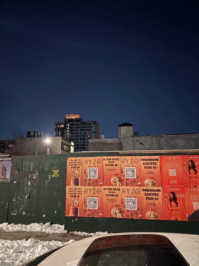 RYZE mushroom coffee wheatpaste poster campaign in New York City by Beyond Street Media (photo 48 of 54).