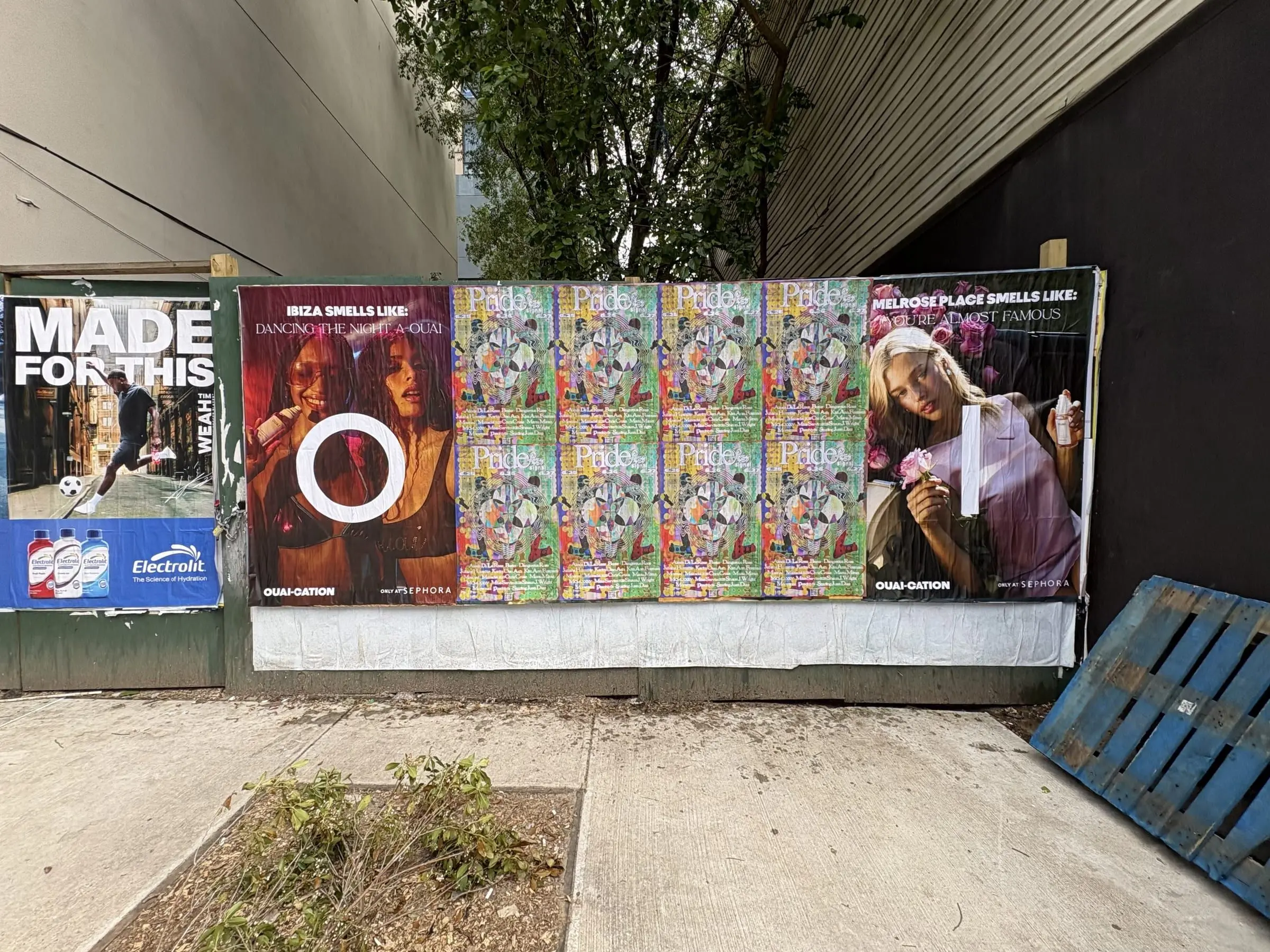 Signal nightclub wheatpaste event posters on Manhattan's Lower East Side, documented street install, by Beyond Street Media