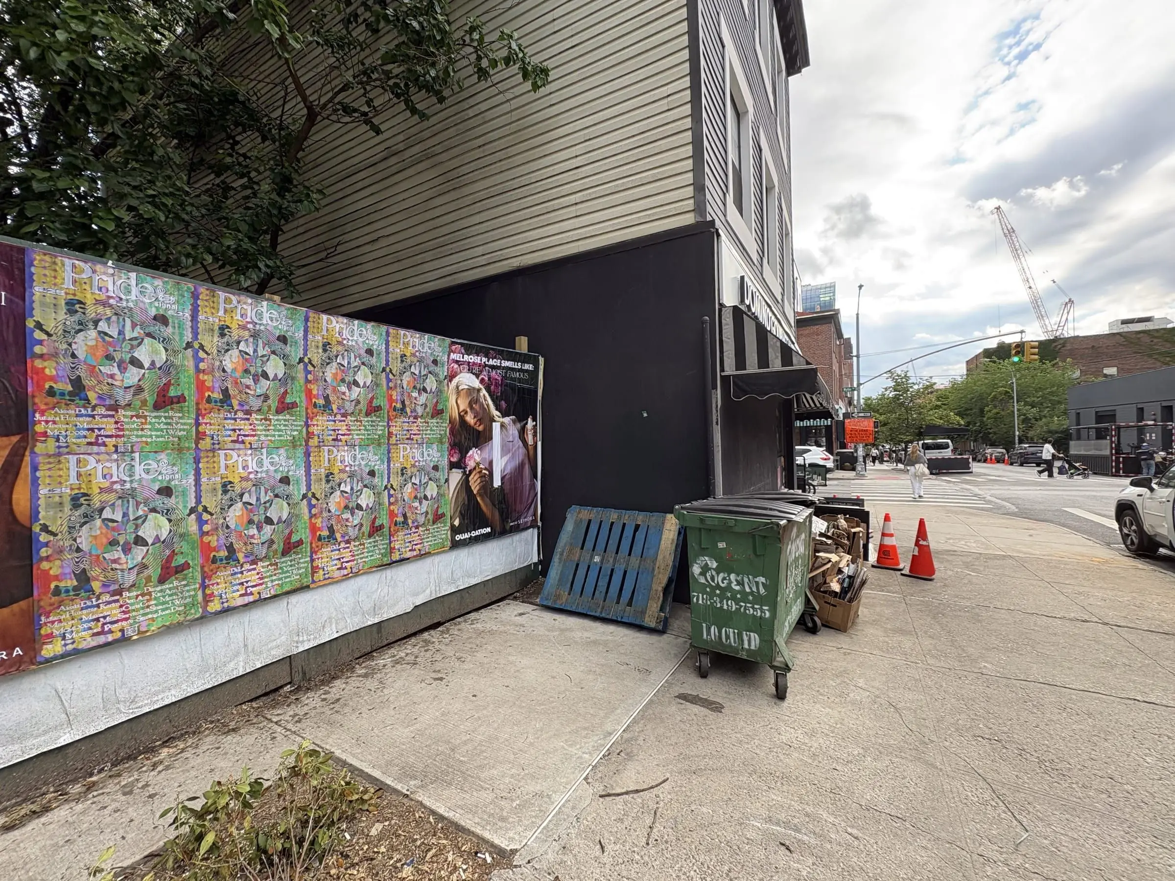 Signal nightclub wheatpaste event posters on Manhattan's Lower East Side, documented street install, by Beyond Street Media