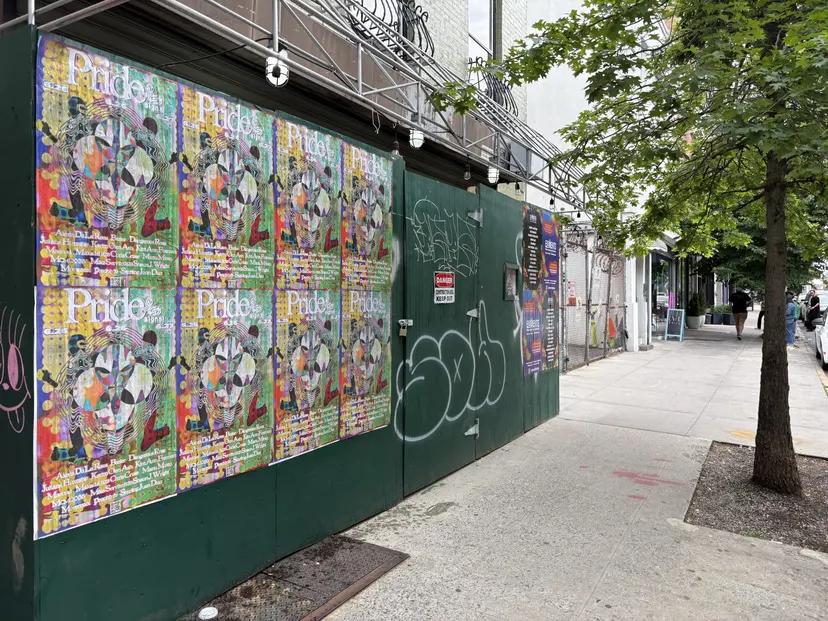 Signal nightclub wheatpaste event posters on Manhattan's Lower East Side, documented street install, by Beyond Street Media (photo 7 of 10).