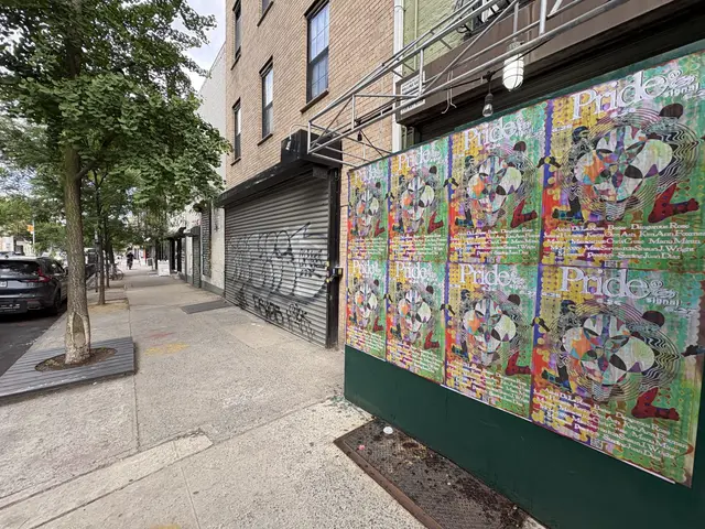Signal nightclub wheatpaste event posters on Manhattan's Lower East Side, documented street install, by Beyond Street Media (photo 9 of 10).