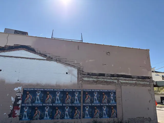 True Religion brand jeans wheatpaste poster campaign in Houston, TX by Beyond Street Media (photo 19 of 39).