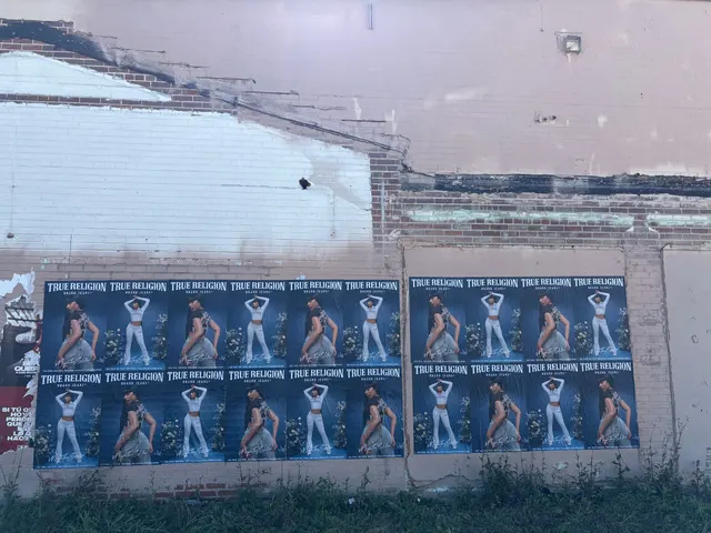 True Religion brand jeans wheatpaste poster campaign in Houston, TX by Beyond Street Media (photo 20 of 39).