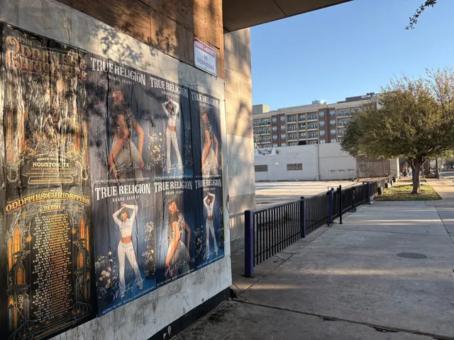 True Religion brand jeans wheatpaste poster campaign in Houston, TX by Beyond Street Media (photo 27 of 39).
