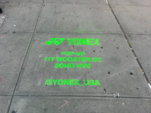 Yonex Percept 'Midnight Has Arrived' tennis racket launch - wheatpaste poster install in New York City by Beyond Street Media (photo 9 of 14).